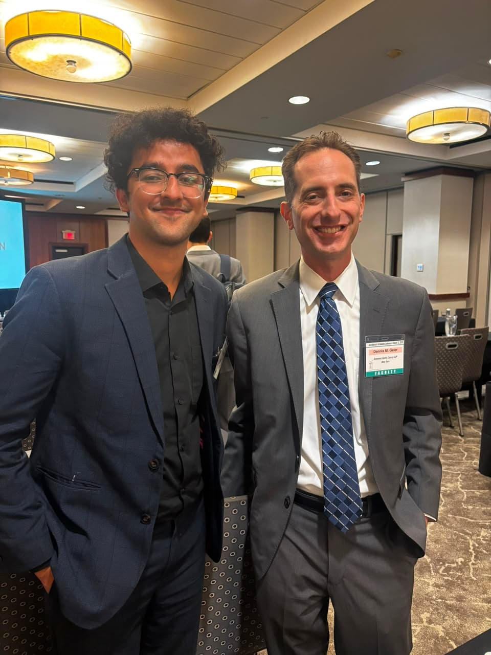 Rahul Sharma with Dennis M. Geier of Simmons Hanly Conroy LLP