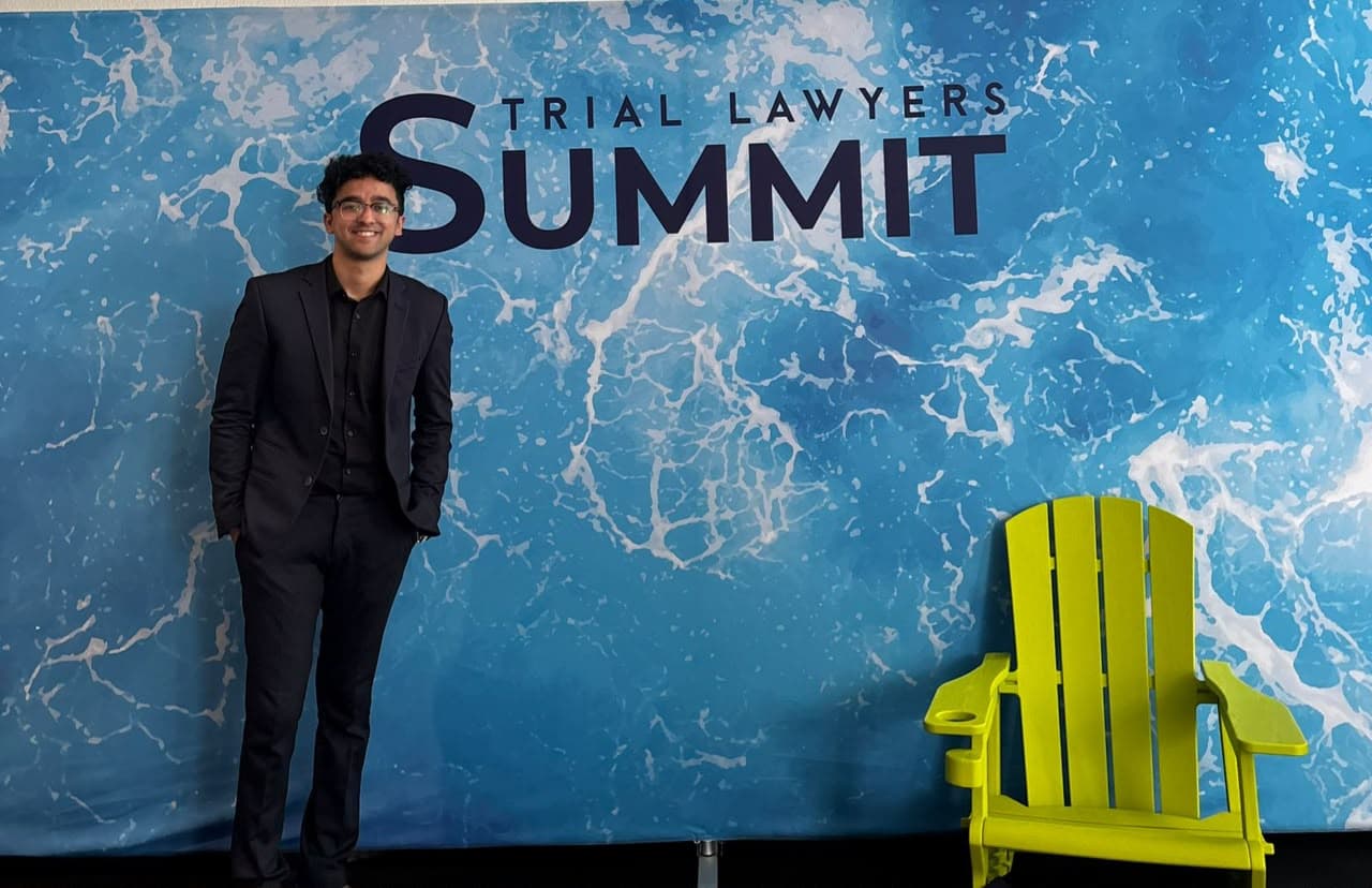 Rahul Sharma at the Trial Lawyers Summit